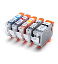 Xplus ® Canon Pixma MP600R Kartuş Set 5 Renk Takım Pg-5 Clı-8 (Çok Renkli)