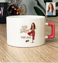 Kişiye Özel Karikatürlü Cute But Scorpio Akrep Burcu Lüks Fincan Doğum Günü Hediyesi
