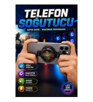 LED Işıklı Telefon Soğutucu Power Aparatlı Sessiz Taşınabilir Model