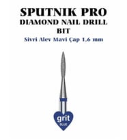 Elmas Sivri Alev Freze Mavi Çap 1,6mm