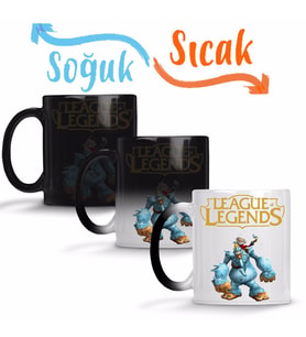 Lol Nunu Sihirli Kupa Bardak Porselen
