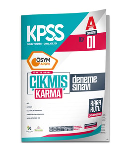 2026 KPSS ÖSYM Arşivi Çıkmış Soru Karma Genel Yetenek Genel Kültür D. Çözümlü Deneme 10/1.Kitapçık