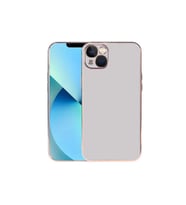 Apple iPhone 13 Uyumlu Kılıf Zore Viyana Kapak (Gümüş)