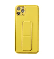 Iphone 11 Kılıf Coco Deri Standlı Kapak - Sarı