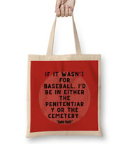 Babe Ruth Quotes Bez Çanta Uzun Saplı