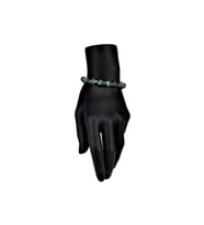 Şık Tasarım Jade Ve Hematit Doğal Taş Bileklik  Handmade