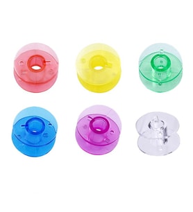 Ev Tipi Makine Plastik Renkli Masura (12 ADET)
