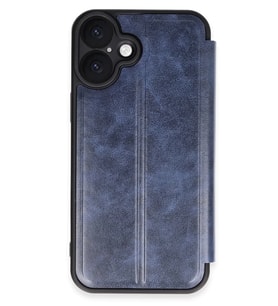 iPhone 16 Plus Kılıf Flip Cover - Lacivert