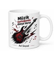 Dünya Rock Gününde Gitar Riffleriyle Coşanlara Kupa Bardak Hediye