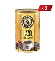 Orhan Efendi Hazır Türk Kahvesi Şekerli Tnk 500 Gr - 3LÜ PAKET