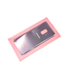 Tkgz Samsung Galaxy S9 Arka Pil Batarya Kapağı (CAM) MOR