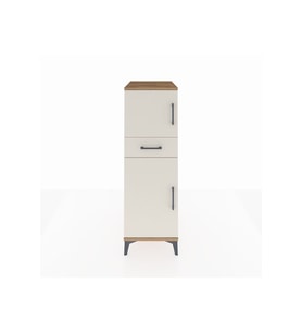 Kronos Dolap 2 Raflı Tek Çekmeceli 2 Kapaklı 44x59x134 Çam-Aytaşı
