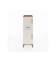 Kronos Dolap 2 Raflı Tek Çekmeceli 2 Kapaklı 44x59x134 Çam-Aytaşı