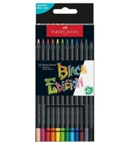 Faber Castell Black Edition Kuru Boya 12Li