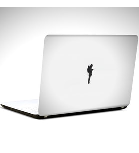 Dağcı Minimal Laptop Sticker 12 İnch (29X24CM)