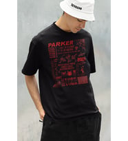 Peter Parker 2001 Spider-Man Baskılı Unisex Oversize Marveel Tişört