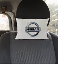 BK Gift Nissan Tasarımlı Dikdörtgen Araç Koltuk Yastığı-1