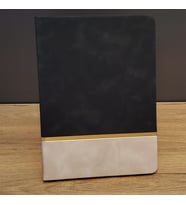 Siyah Çizgili Deri Defter