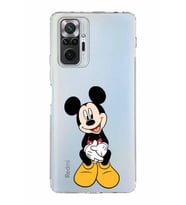 Xiaomi Redmi Note 10 Pro 4G  Kamera Korumalı Kapak Mickey Mouse Tasarımlı Şeffaf  Kılıf