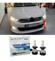Citroen C Elysee Led Xenon Kısa Far Ampulü H7 Access Yeni Seri Beyaz 2012-2023