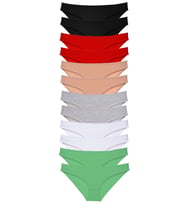 12 adet Süper Eko Set Likralı Kadın Slip Külot Set 2