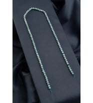 Larimar Taşı Faset Kesim 4mm Doğal Taş Dizi