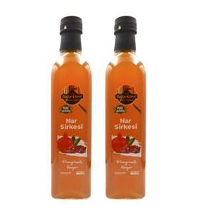 Tarihi SultanAhmet Baharatçısı Nar Nar Sirkesi 2x500 ml – %100 Katkısız Doğal  Özel Üretim
