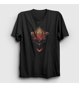 Presmono Unisex Siyah Cover Oyun Diablo iii T-Shirt 320310tt