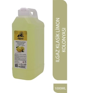 Klasik Limon Kolonyası 1000 ml 80 Derece Huni Kapaklı Bidon Limon Kolonya
