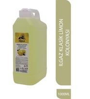 Klasik Limon Kolonyası 1000 ml 80 Derece Huni Kapaklı Bidon Limon Kolonya