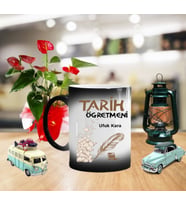Tarih Öğretmeni Sihirli Kupa Bardak TR3