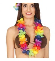 Rengarenk Hawaii Boyun Çelengi Partisi Kolyesi 1 Adet