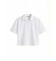 LCW Kids Beyaz Kız Çocuk Poplin Gömlek