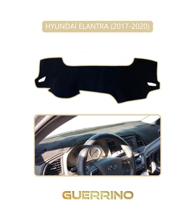 HYUNDAİ ELANTRA 2017-2020TORPİDO KORUMA HALISI BEJ KENAR