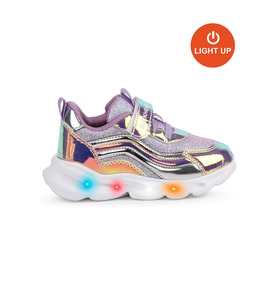 Buckhead Glossy Shiny Çocuk Spor Ayakkabı (Lila)