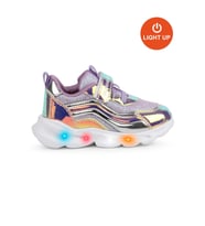 Buckhead Glossy Shiny Çocuk Spor Ayakkabı (Lila)