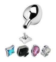 Değiştirilebilir Poker Başlıklı Çelik  Plug Set Küçük Boy