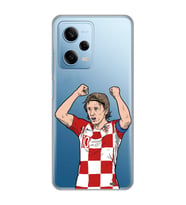Redmi Note 12 Pro 5G Uyumlu Luka Modric Tasarımlı Şeffaf Telefon Kılıfı