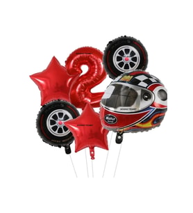 KASK FOLYOLU YAŞ RAKAM BALON SET