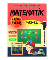 Okul Öncesi ve 1. Sınıflar İçin Matematik YAZ-SİL Kitap Seti