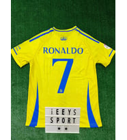 Al Nassr Cristiano Ronaldo 7 Numara Iç Saha Sarı Renk Kısa Kol Forma