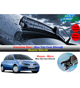 Nissan Micra Muz Silecek Takımı 2005-2010