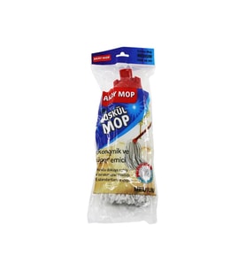 MEDIUM ÖRGÜLÜ İPLİ  PÜSKÜL PAMUK MOP (5343)