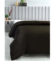 Pamuklu Ranforce Tek Kişilik Small Size 135x200 Nevresim Yorgan Kılıfı - Siyah