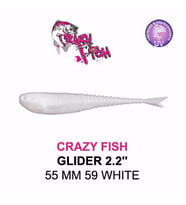 CRAZY FISH GLIDER 2.2'' / 55 MM SAHTE SİLİKON 59