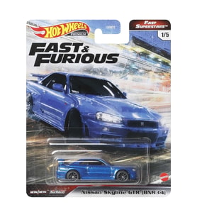 Hot Wheels F&F Fast Superstars Nissan Skyline GT-R (BNR34) GRL84