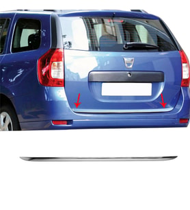 Dacia Logan MCV Krom bagaj Alt Çıta Formlu 2013 ve Sonrası Paslanmaz Çelik