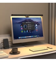 Göz Dostu Monitör Üstü LED Aydınlatma Asimetrik Optik 3 Renk Işık  Ayarlanabilir Parlaklık 61 CM