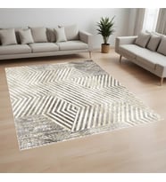 Eliana Home Dijital Baskı Yıkanabilir Kaymaz Taban Salon Halısı Ve Yolluk LN094-FNL381 (Bej)