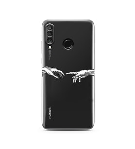 Huawei P30 Lite Uyumlu Baskılı Yumuşak Silikon Şeffaf Telefon Kılıfı